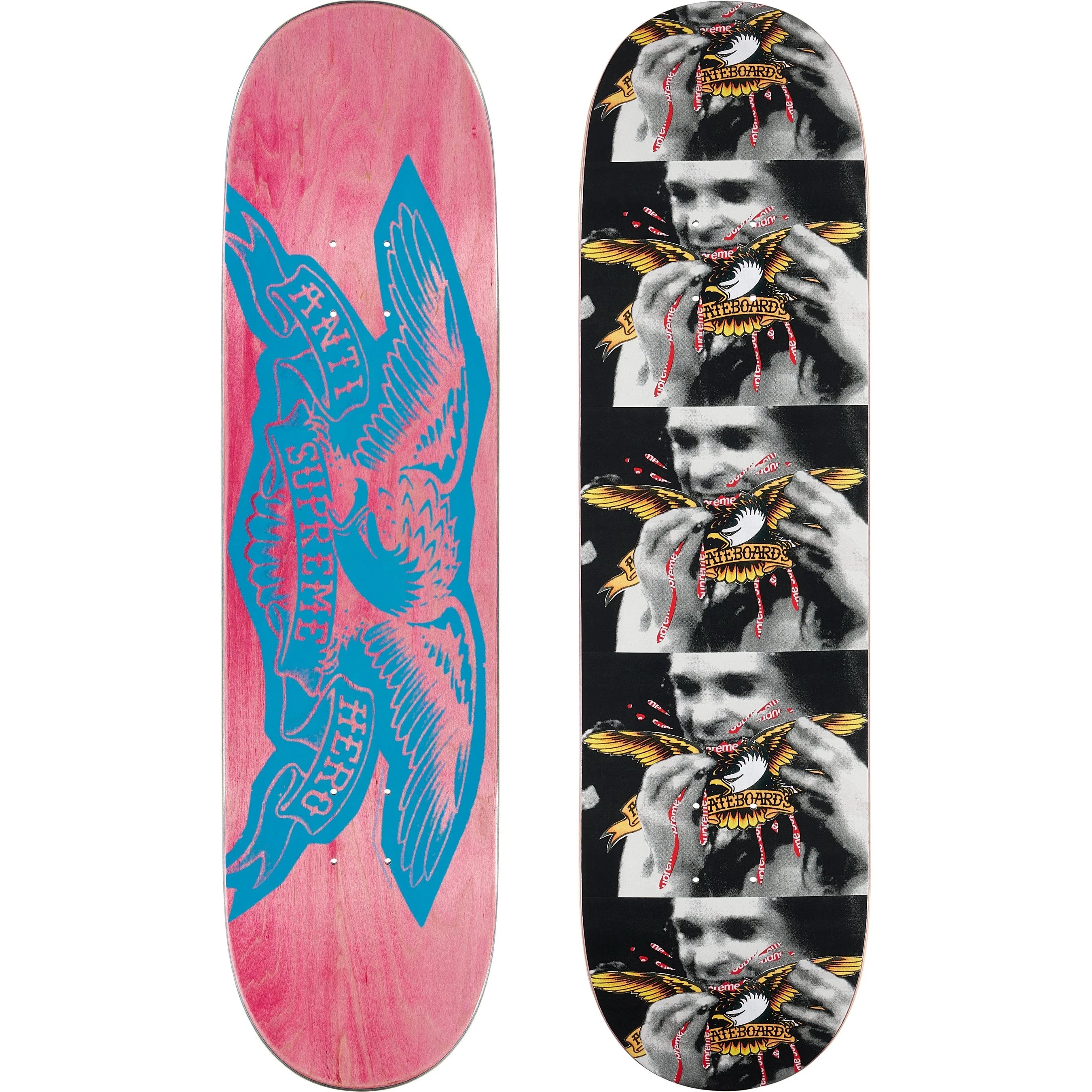 Supreme/ANTIHERO® Ozzy Skateboard view 2